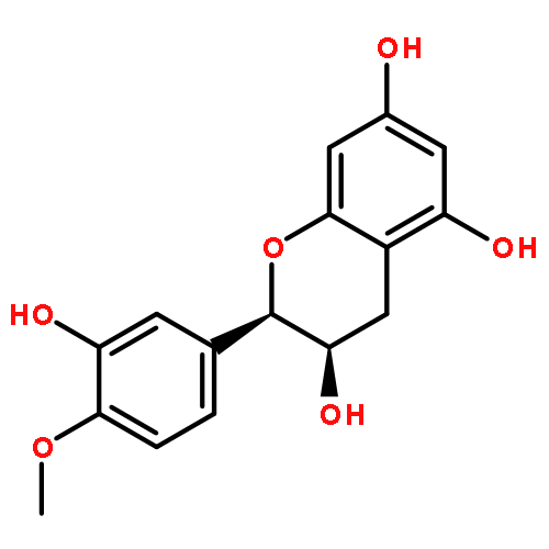 2H-1-Benzopyran-3,5,7-triol,3,4-dihydro-2-(3-hydroxy-4-methoxyphenyl)-, (2R,3R)-