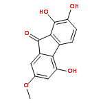 1,2,5-trihydroxy-7-methoxy-9H-fluoren-9-one