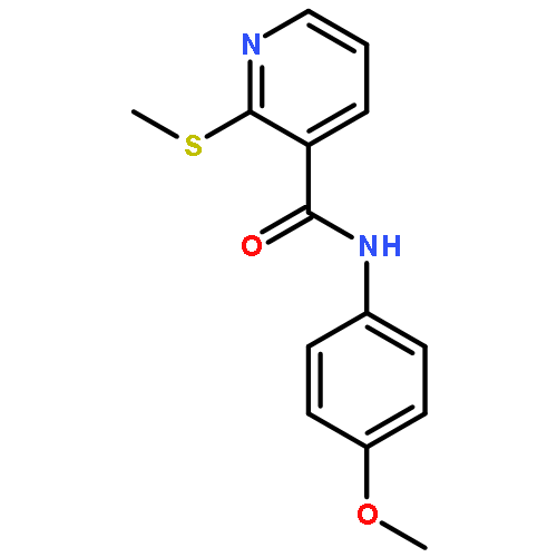 3-Pyridinecarboxamide, N-(4-methoxyphenyl)-2-(methylthio)-