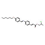 4-[(4-Hexyloxybenzylidene)amino]cinnamic acid (R)-2-chloropropyl ester