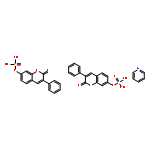 3-PHENYL-7-COUMARINYL PHOSPHATE HEMIPYRIDINE SALT