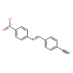 Benzonitrile, 4-[[(4-nitrophenyl)imino]methyl]-