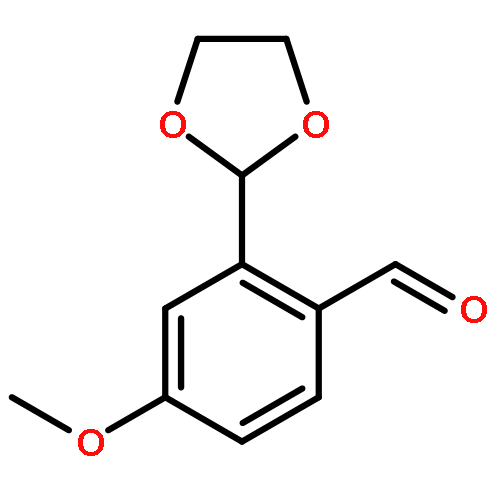 Benzaldehyde, 2-(1,3-dioxolan-2-yl)-4-methoxy-