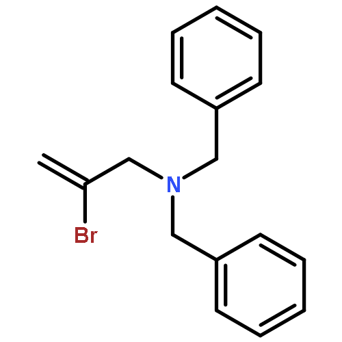 Benzenemethanamine, N-(2-bromo-2-propenyl)-N-(phenylmethyl)-