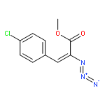 2-Propenoic acid, 2-azido-3-(4-chlorophenyl)-, methyl ester