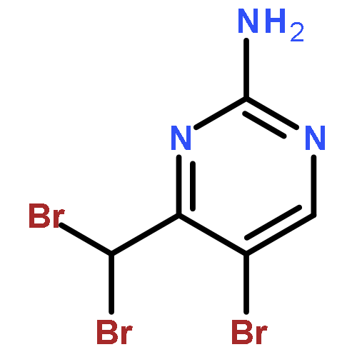 2-Pyrimidinamine, 5-bromo-4-(dibromomethyl)-