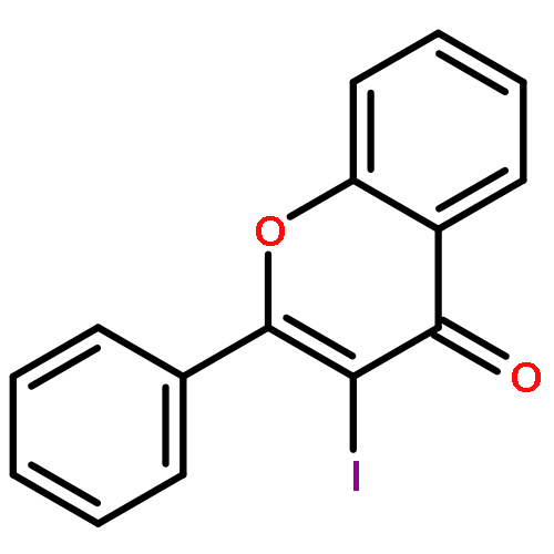 4H-1-Benzopyran-4-one, 3-iodo-2-phenyl-