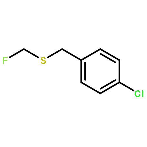 Benzene, 1-chloro-4-[[(fluoromethyl)thio]methyl]-