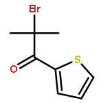 1-Propanone, 2-bromo-2-methyl-1-(2-thienyl)-