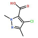 4-Chloro-1,3-dimethyl-1H-pyrazole-5-carboxylic acid