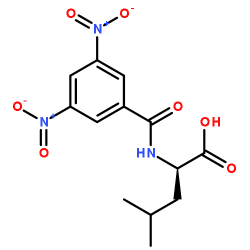 D-Leucine, N-(3,5-dinitrobenzoyl)-