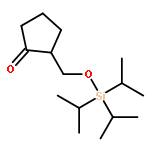 Cyclopentanone, 2-[[[tris(1-methylethyl)silyl]oxy]methyl]-