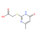 2-((4-Methyl-6-oxo-1,6-dihydropyrimidin-2-yl)thio)acetic acid