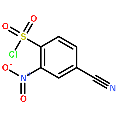 Benzenesulfonyl chloride, 4-cyano-2-nitro-