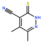 4-Pyridazinecarbonitrile, 2,3-dihydro-5,6-dimethyl-3-thioxo-