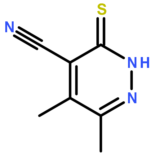 4-Pyridazinecarbonitrile, 2,3-dihydro-5,6-dimethyl-3-thioxo-