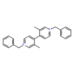 4,4'-Bipyridinium, 3,3'-dimethyl-1,1'-bis(phenylmethyl)-