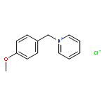 Pyridinium, 1-[(4-methoxyphenyl)methyl]-, chloride