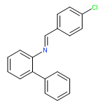 [1,1'-Biphenyl]-2-amine, N-[(4-chlorophenyl)methylene]-