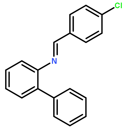 [1,1'-Biphenyl]-2-amine, N-[(4-chlorophenyl)methylene]-