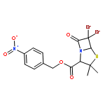 4-Thia-1-azabicyclo[3.2.0]heptane-2-carboxylicacid, 6,6-dibromo-3,3-dimethyl-7-oxo-, (4-nitrophenyl)methyl ester, (2S-cis)-(9CI)