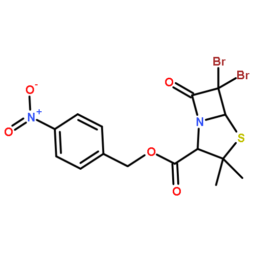 4-Thia-1-azabicyclo[3.2.0]heptane-2-carboxylicacid, 6,6-dibromo-3,3-dimethyl-7-oxo-, (4-nitrophenyl)methyl ester, (2S-cis)-(9CI)