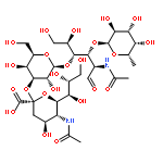 D-Glucose, O-(N-acetyl-a-neuraminosyl)-(2®3)-O-b-D-galactopyranosyl-(1®4)-O-[6-deoxy-a-L-galactopyranosyl-(1®3)]-2-(acetylamino)-2-deoxy-