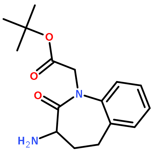 3-Amino-2,3,4,5-tetrahydro-2-oxo-1H-1-benzazepine-1-acetic acid ter-butyl ester 