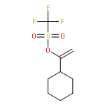 Methanesulfonic acid, trifluoro-, 1-cyclohexylethenyl ester