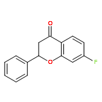 4H-1-Benzopyran-4-one, 7-fluoro-2,3-dihydro-2-phenyl-