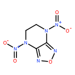 4,7-dinitro-4,5,6,7-tetrahydro[1,2,5]oxadiazolo[3,4-b]pyrazine