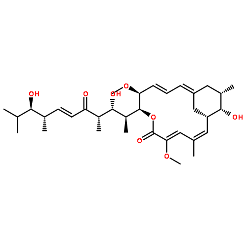 Oxacyclohexadeca-3,5,11,13-tetraen-2-one,16-[(1S,2R,3S,5E,7S,8R)-2,8-dihydroxy-1,3,7,9-tetramethyl-4-oxo-5-decen-1-yl]-8-hydroxy-3,15-dimethoxy-5,7,9,11-tetramethyl-,(3Z,5E,7R,8S,9S,11E,13E,15S,16R)-