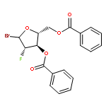 ((2R,3R,4S)-3-(benzoyloxy)-5-bromo-4-fluorotetrahydrofuran-2-yl)methyl benzoate