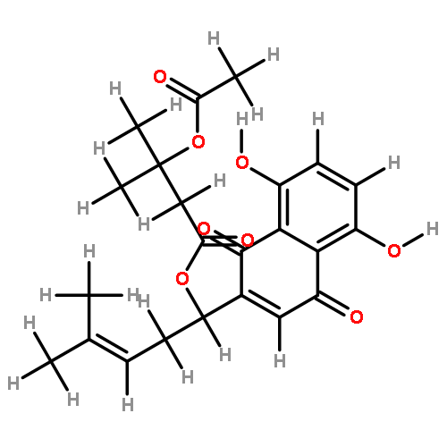 (beta-Acetoxy-isovaleryl)-alkannin