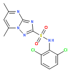 N-(2,6-dichlorophenyl)-5,7-dimethyl[1,2,4]triazolo[1,5-a]pyrimidine-2-sulfonamide