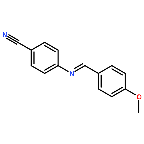 Benzonitrile, 4-[(E)-[(4-methoxyphenyl)methylene]amino]-