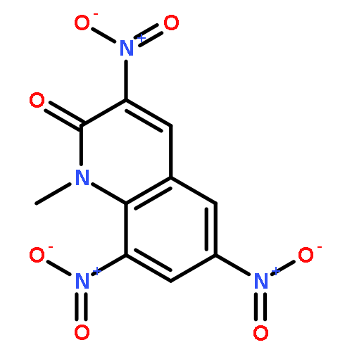 2(1H)-Quinolinone, 1-methyl-3,6,8-trinitro-