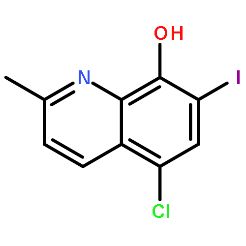 8-Quinolinol, 5-chloro-7-iodo-2-methyl-