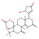 11H,13H-Oxireno[d]pyrano[4',3':3,3a]isobenzofuro[5,4-f][2]benzopyran-4,6,13(2H,5aH)-trione, 8-(2,5-dihydro-2-hydroxy-5-oxo-3-furanyl)decahydro-2,2,4a,8a-tetramethyl-, (2aR,4aR,4bR,5aS,8R,8aS,10aR,10bR,14aS)-