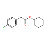 Benzeneacetic acid, 4-chloro-, cyclohexyl ester