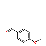 2-Propyn-1-one, 1-(4-methoxyphenyl)-3-(trimethylsilyl)-