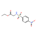 Glycine, N-[(4-nitrophenyl)sulfonyl]-, ethyl ester