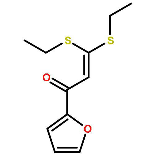 2-Propen-1-one, 3,3-bis(ethylthio)-1-(2-furanyl)-