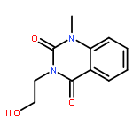 2,4(1H,3H)-Quinazolinedione, 3-(2-hydroxyethyl)-1-methyl-