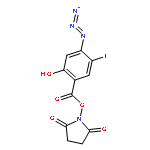 2,5-Pyrrolidinedione, 1-[(4-azido-2-hydroxy-5-iodobenzoyl)oxy]-