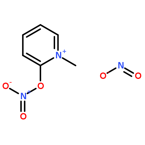 Pyridinium, 1-methyl-2-(nitrooxy)-, nitrite