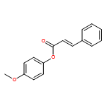 2-Propenoic acid, 3-phenyl-, 4-methoxyphenyl ester, (E)-