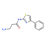 Propanamide, 3-amino-N-(4-phenyl-2-thiazolyl)-