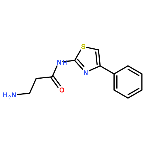 Propanamide, 3-amino-N-(4-phenyl-2-thiazolyl)-