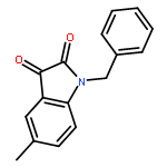 1H-Indole-2,3-dione, 5-methyl-1-(phenylmethyl)-